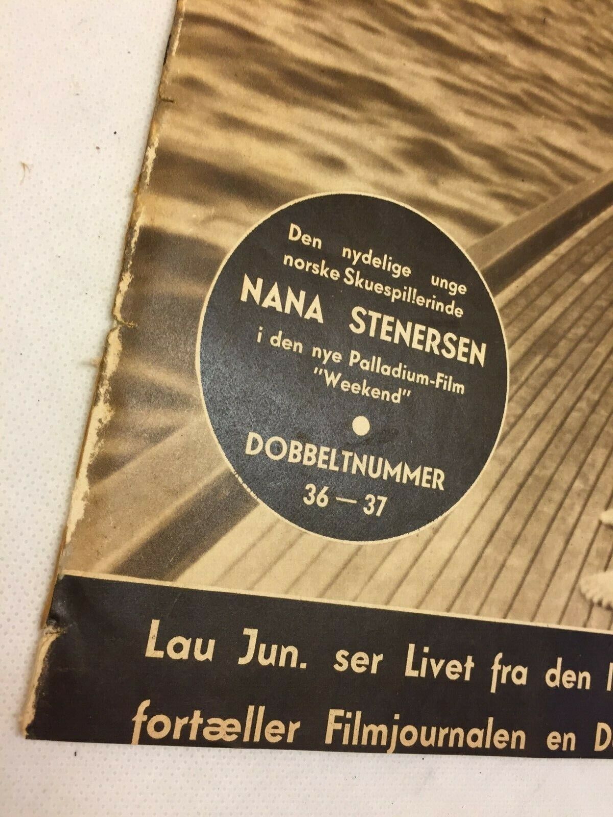 Nanna Stenersen Complete Antique Vintage Danish Magazine 1935 Filmjournalen