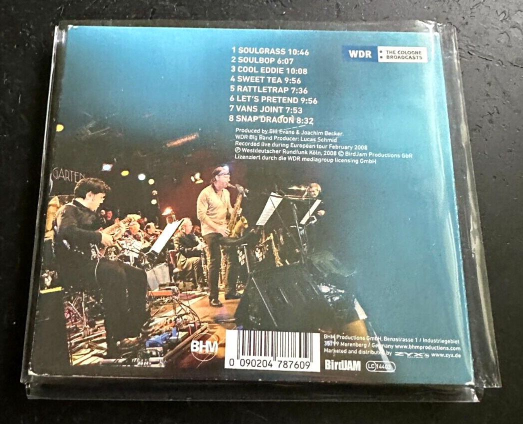 WDR BIG BAND - 2 CDs - BRECKER BROS. / BILL EVANS - DAVE WECKL / PETER ERSKINE