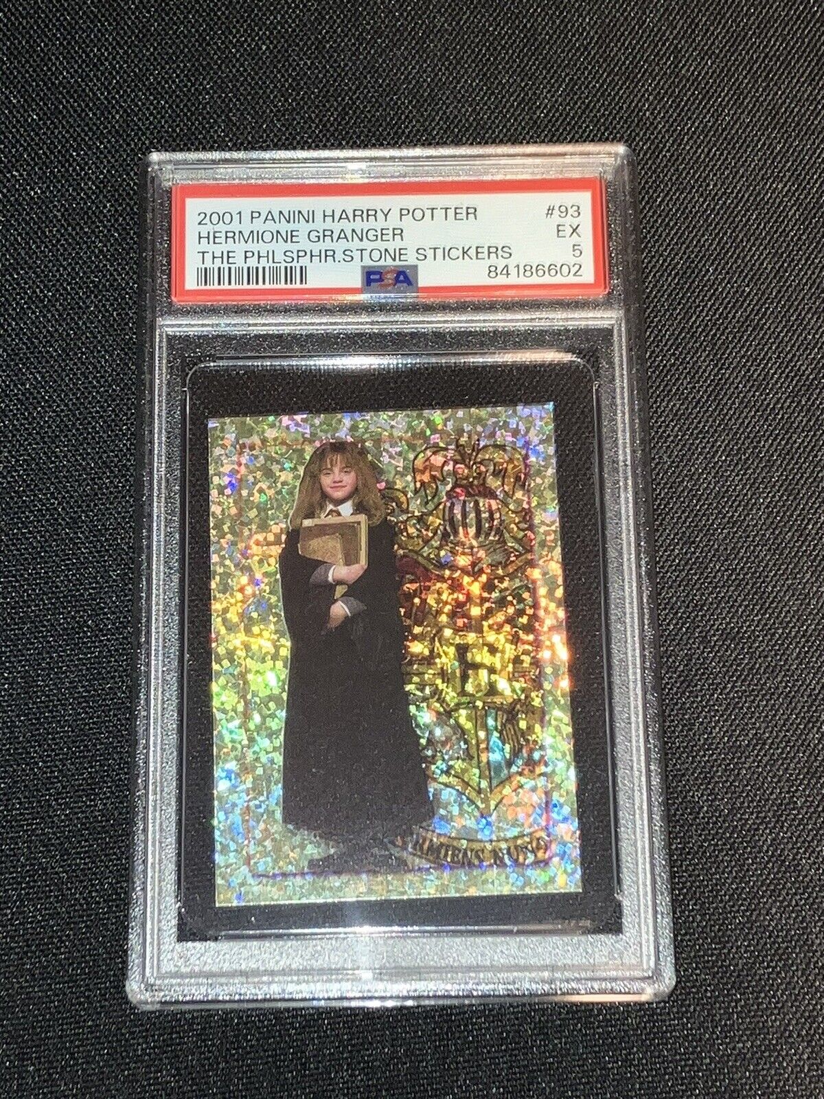 2001 PANINI HARRY POTTER  THE PHILOSOPHERS'S STONE STICKER HERMIONE PSA 5 💥