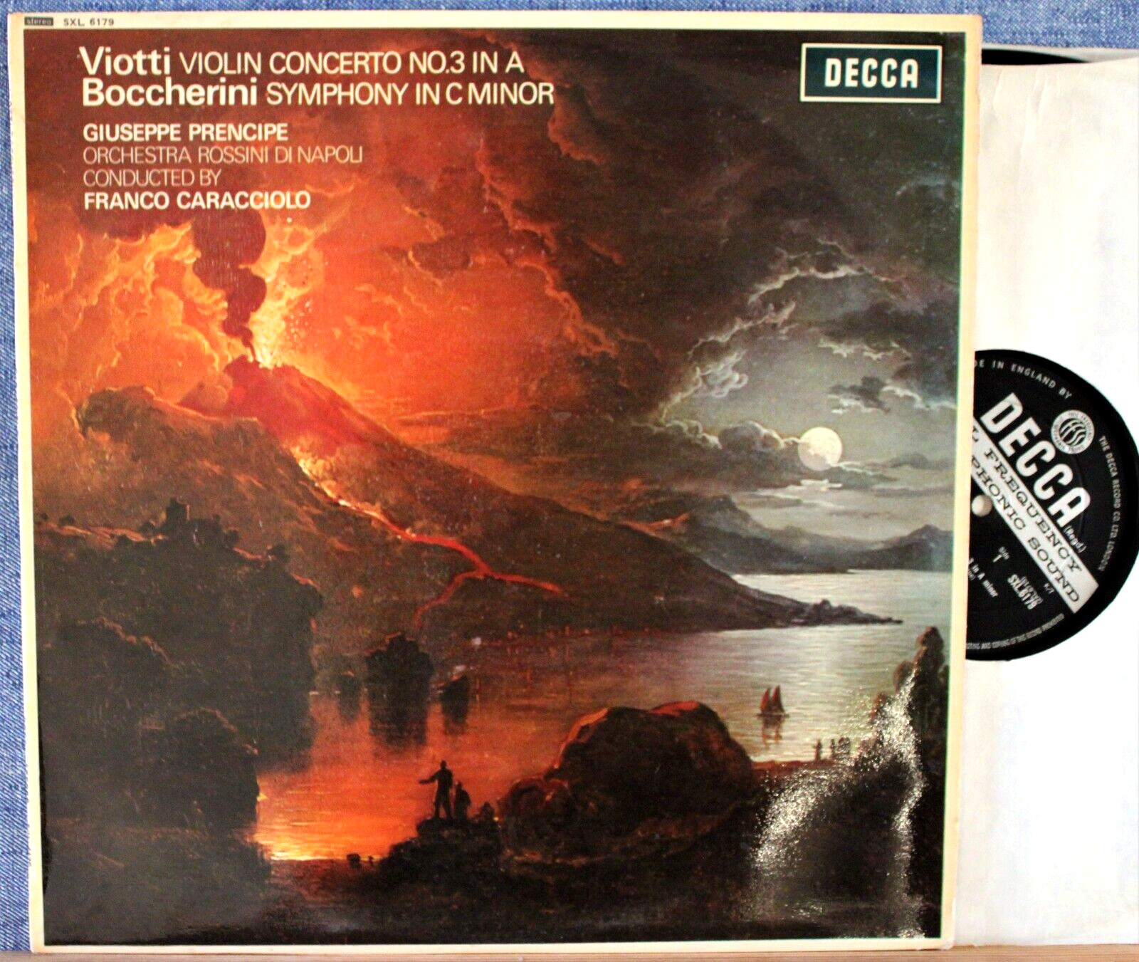 Prencipe; Caracciolo Viotti (Violin concerto) + Boccherini Decca SXL 6179 wb