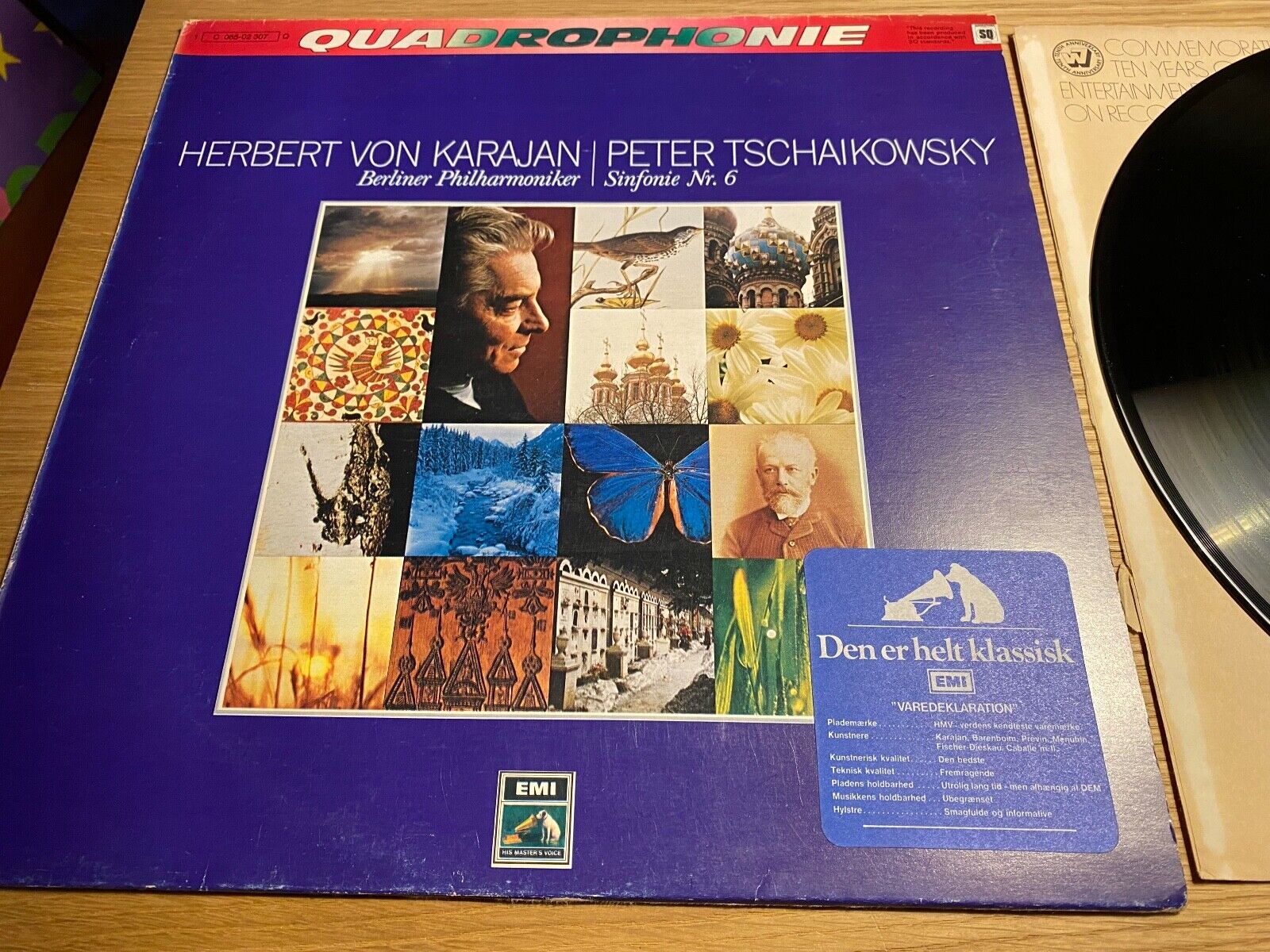 HERBERT VON KARAJAN  / PETER TSCHAIKOWSKY "SINFONIE NR 6" QUADRAPHONIC EMI 1972