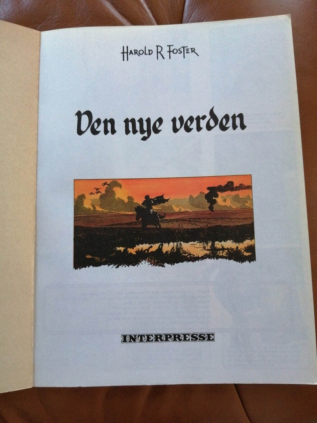 Danish comic book"Prins Valiant på eventyr" No 12Hal RFoster19771st ed