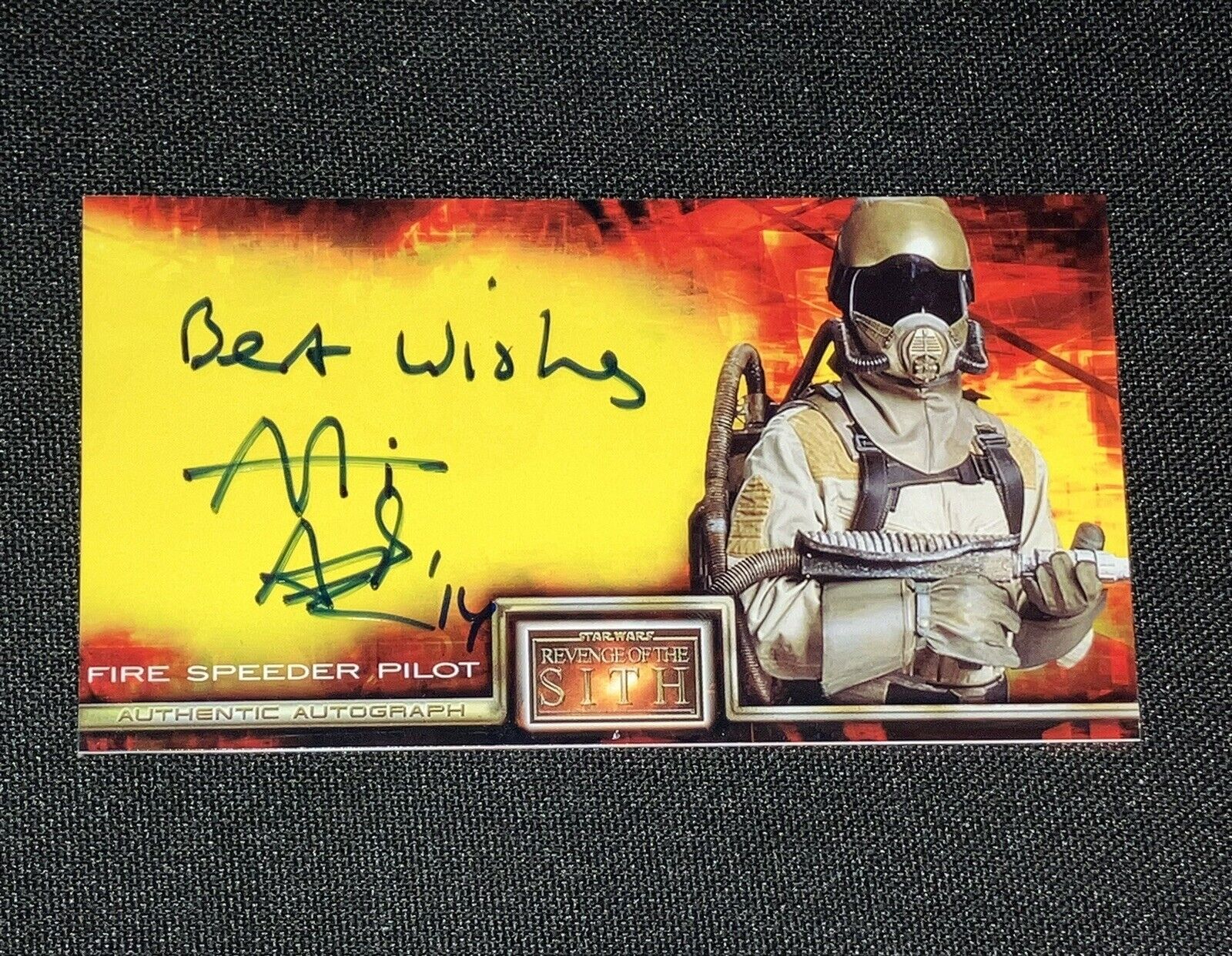 1999 Custom Card Widevision Star Wars: Signed Autograph by Ali Keshavji 💥