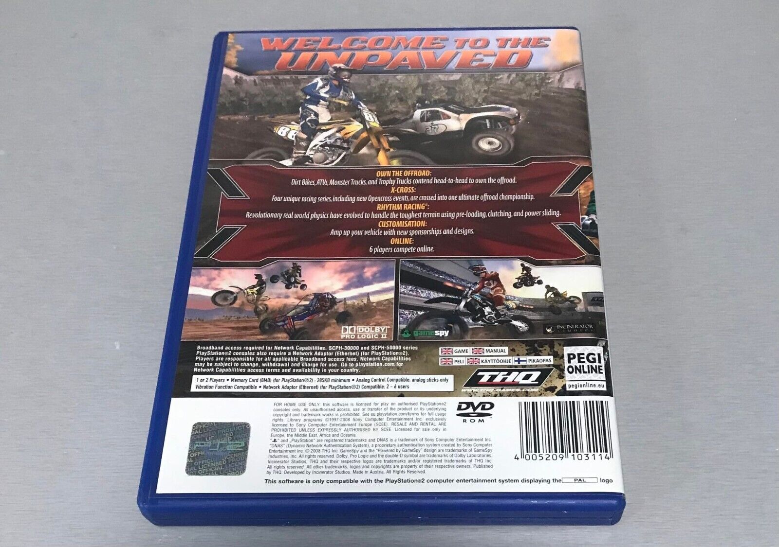 MX vs ATV Untamed Playstation 2 (PS2) (Complete)