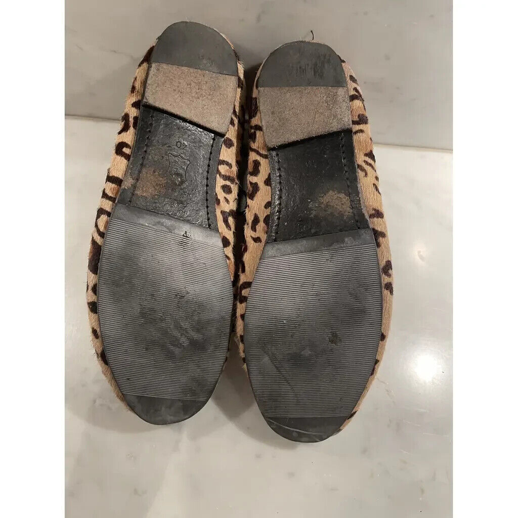 Acne Studios leopard print moccasin boots - EU 40