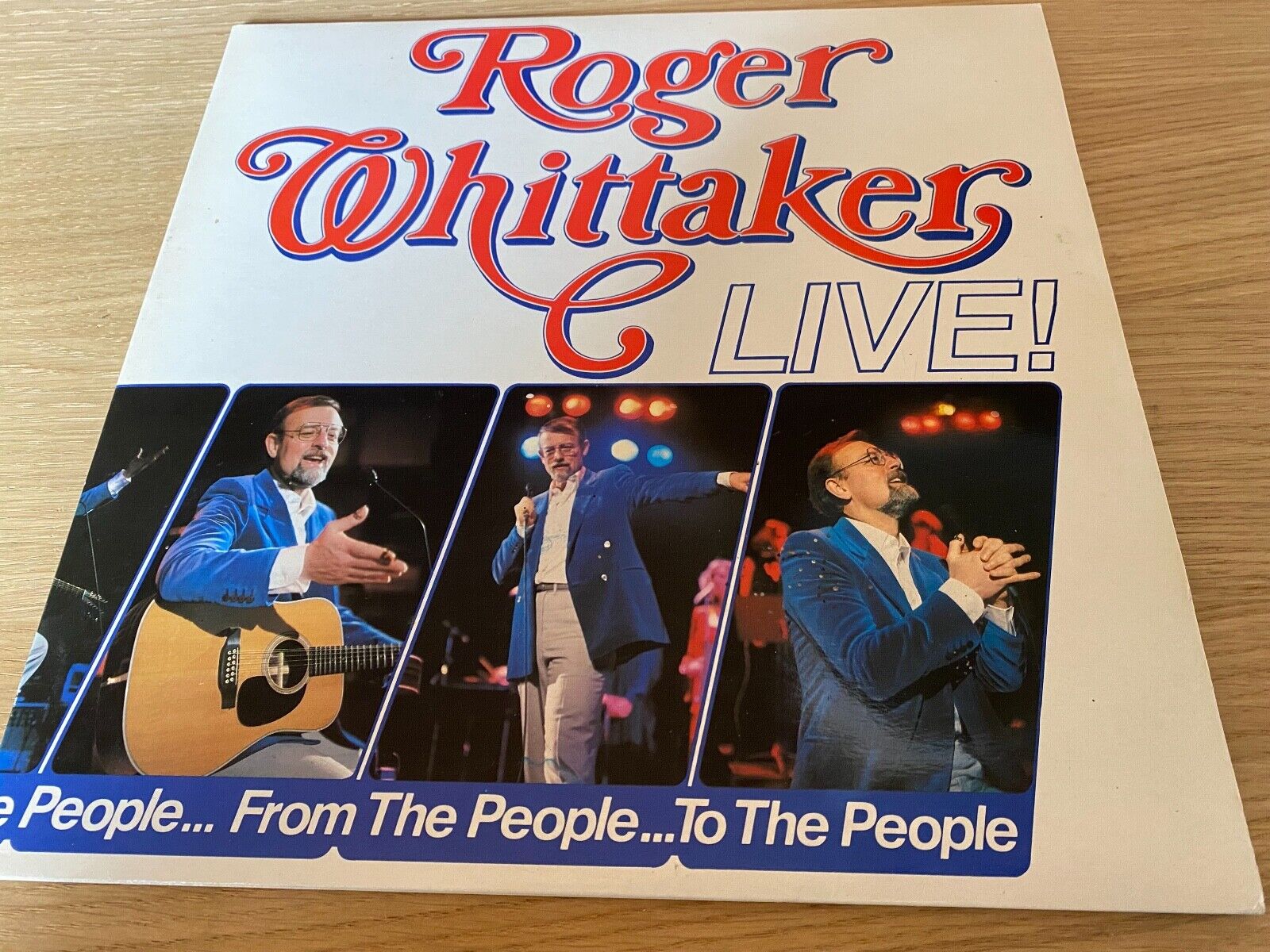 ROGER WHITTAKER "LIVE IN VIENNA" 1979 NCB SCANDINAVIAN PRESS 2 X LP PHILIPS RARE