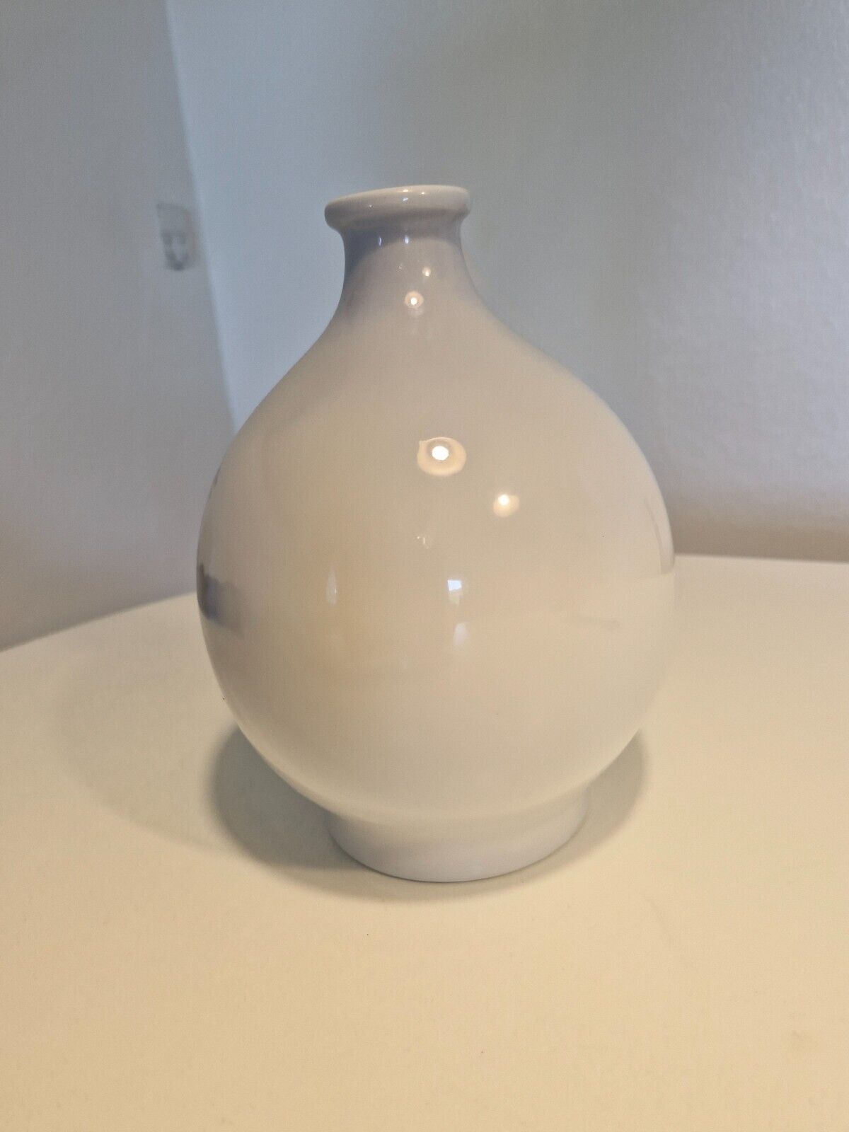 Royal Copenhagen Art Nouveau Vase with Farmhouse No 2894/1813