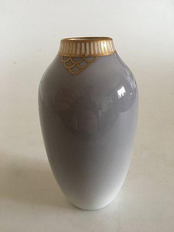 Royal Copenhagen Art nouveau vase No 239 with gold