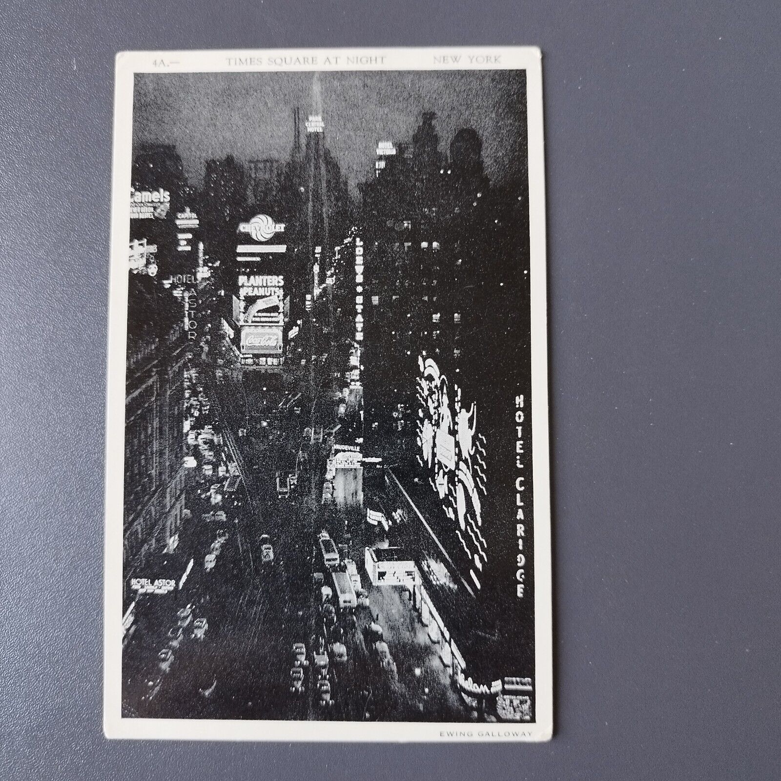 New York City Times Square At Night Ewing GallowayManhattan Postcard PblCo