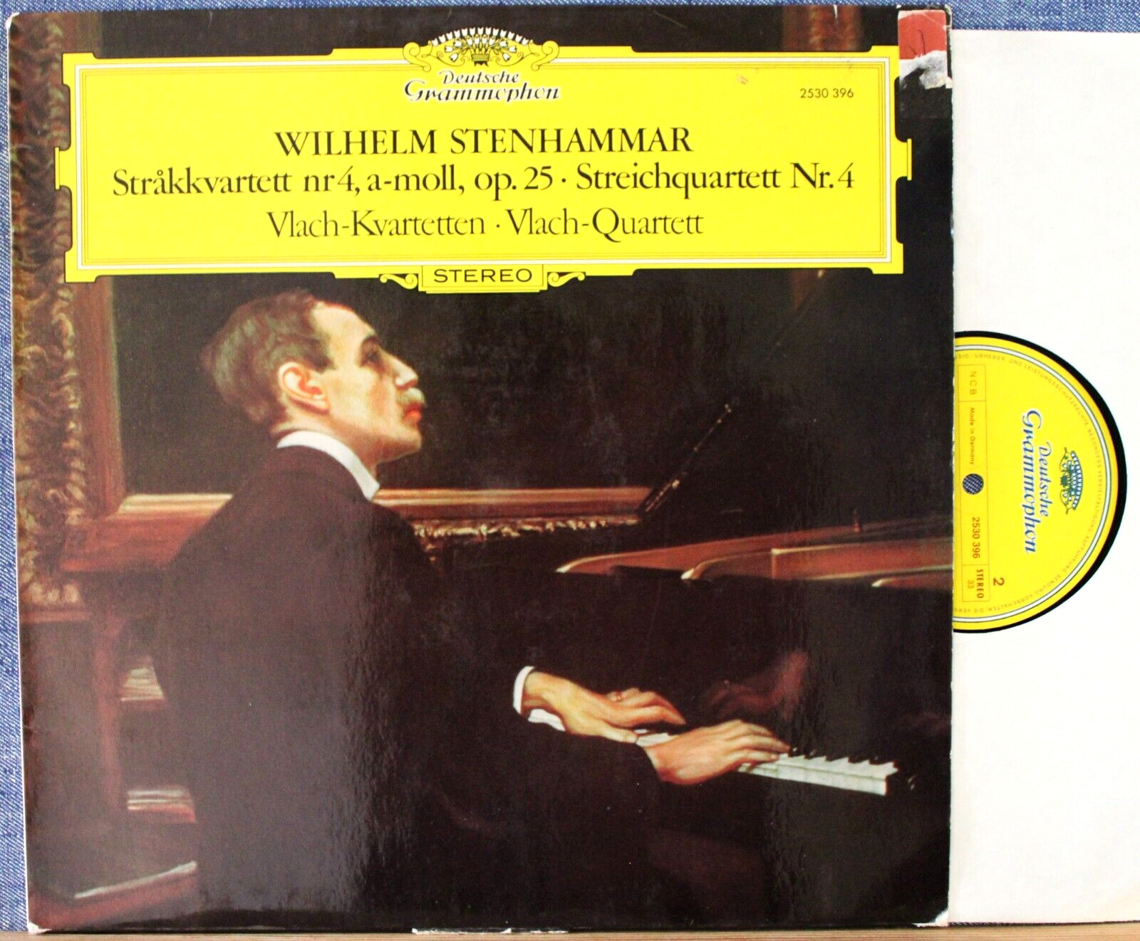 Vlach SQ Stenhammar (Quartet 4) DGG 2530 396 NM