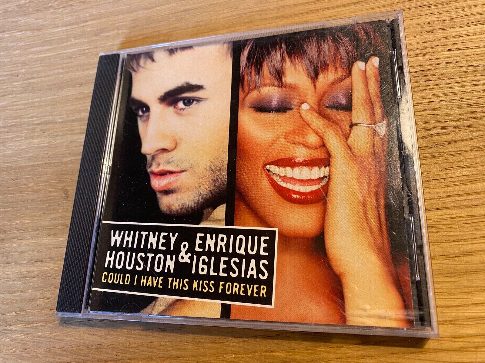 WHITNEY HOUSTON  ENRIQUE IGLESIAS "COULD I HAVE THIS KISS FOREVER" USA CD PROMO