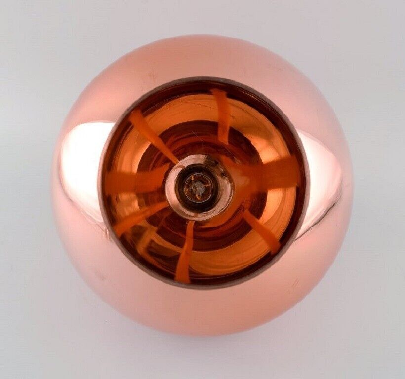 Tom Dixon British designer Round copper-colored ceiling pendant 21st C