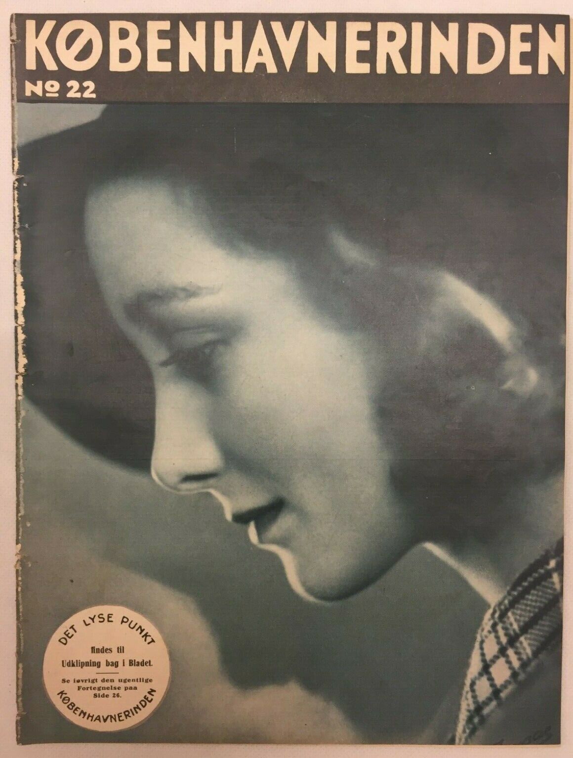 Inger Stender Complete Antique Vintage Danish Magazine 1933 Københavnerinden