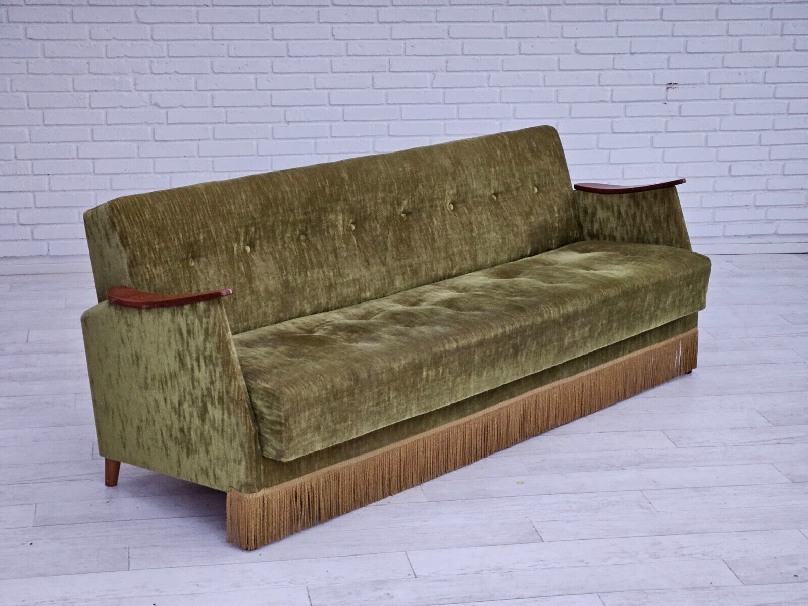 1970s Danish sleeping foldable sofa original very good condition