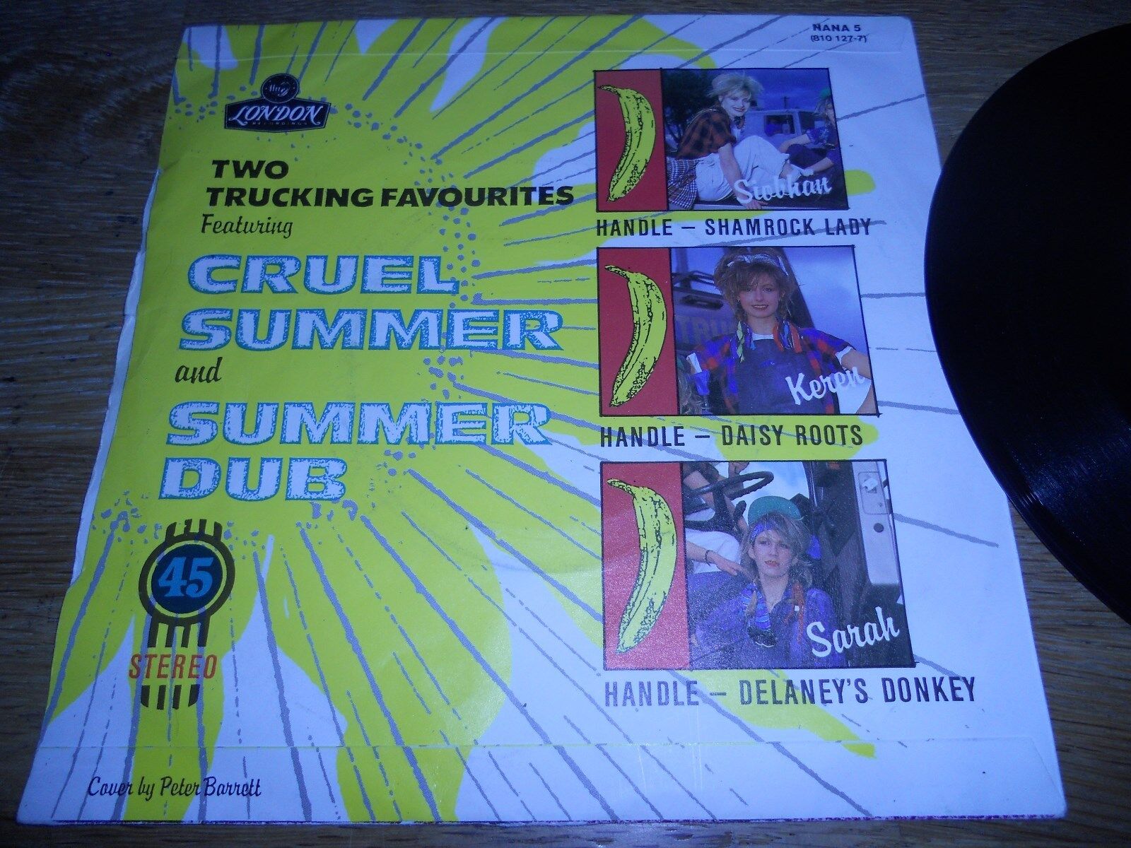 BANANARAMA "CRUEL SUMMER" 1983 LONDON RECORDS UK VINYL SINGLE RARE USED NANA 5**