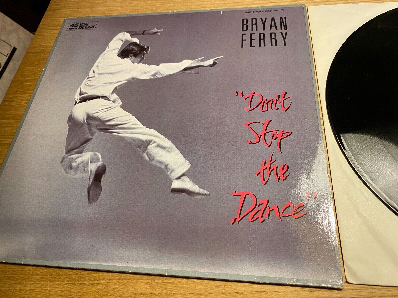 BRYAN FERRY "DON´T STOP THE DANCE" 1985 E´G RECORDS 12" MAXI SINGLE VINYL REMIX*