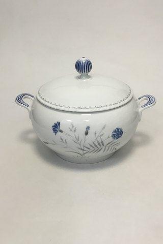 Bing  Grondahl White Demeter / Cornflower Tureen No 3