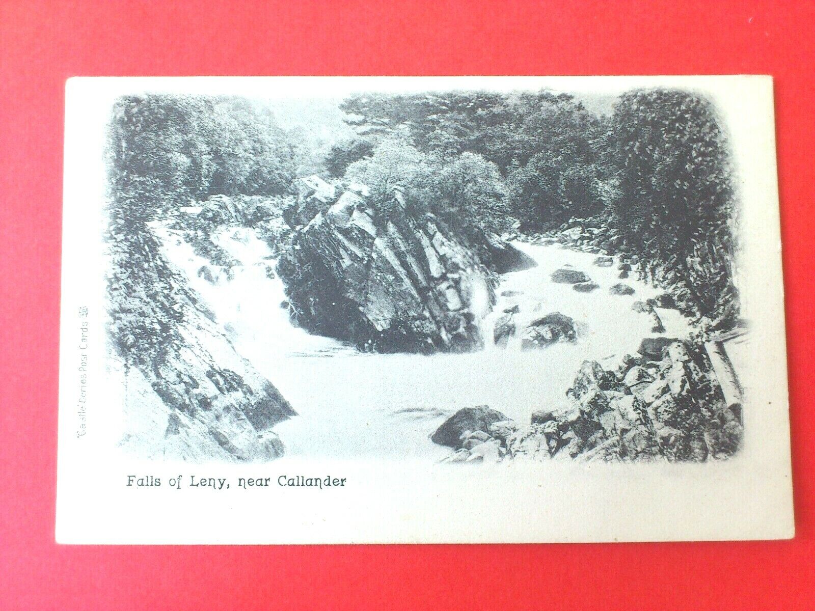 Antique PostcardScotlandFalls of Leny near Callander Posted 1910