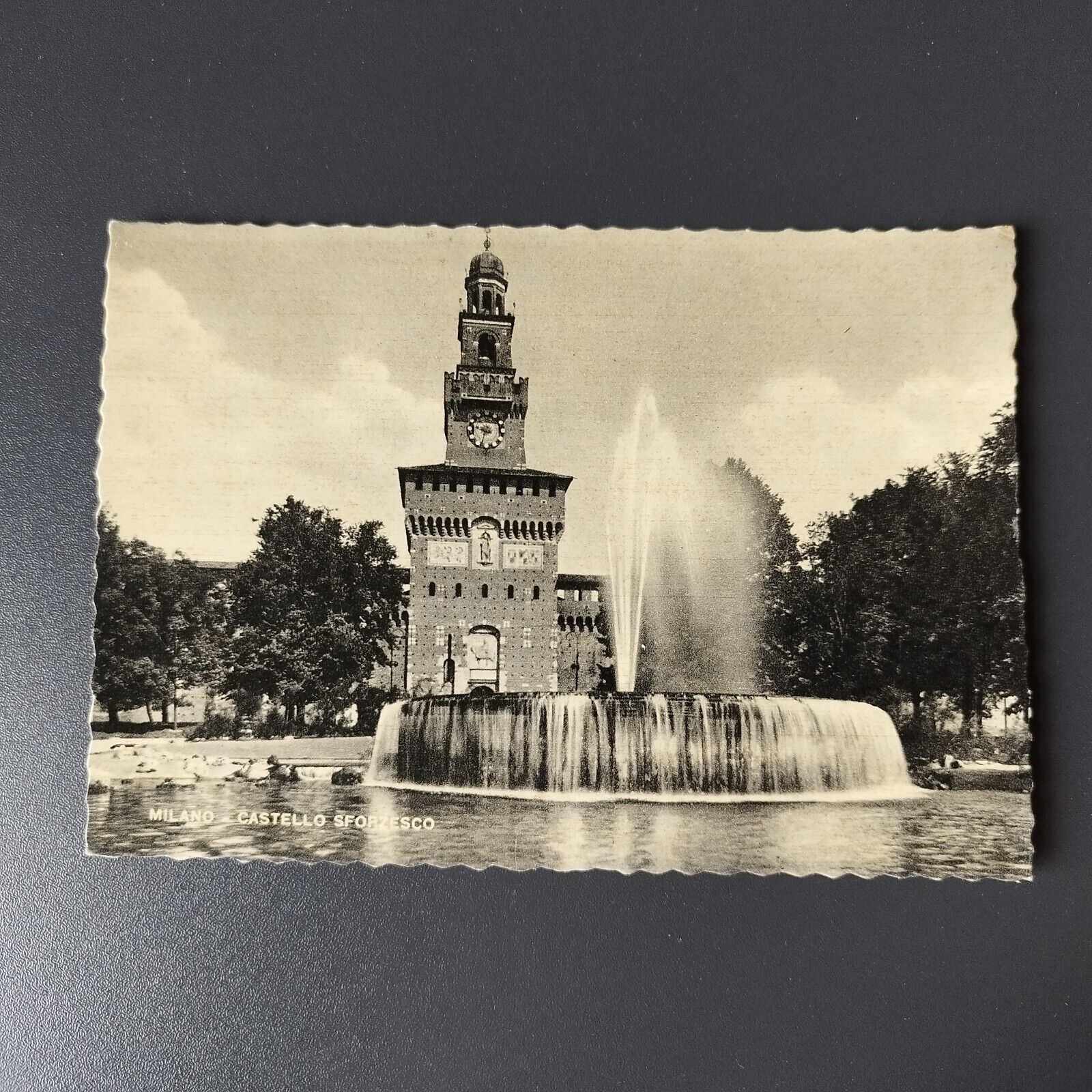 Italy MILANO MilanCastello Sforzesco 1950s