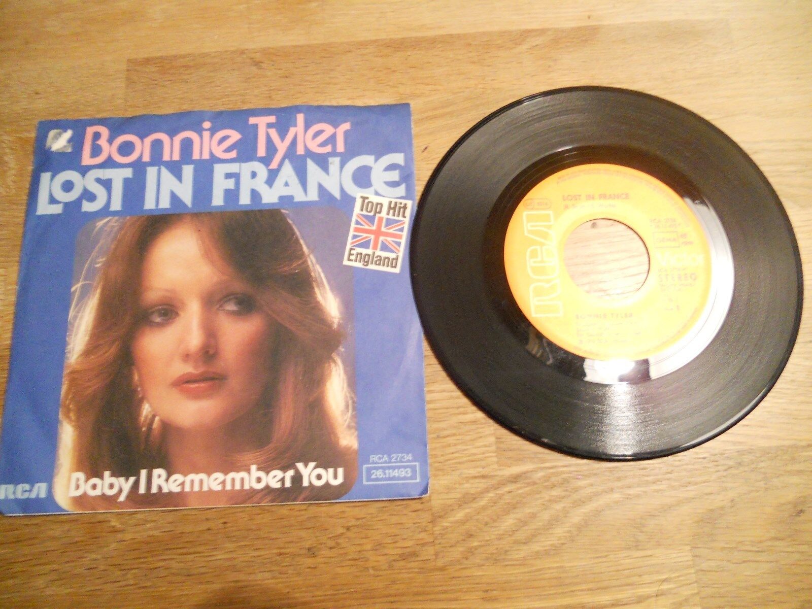 BONNIE TYLER LOST IN FRANCE / BABY I REMEMBER YOU 1976 RCA RECORDS GERMANY USED*