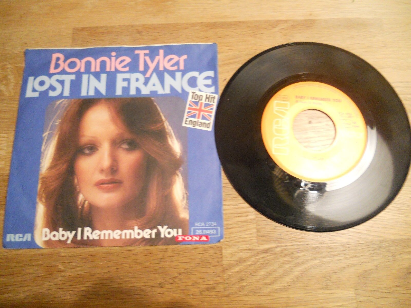 BONNIE TYLER LOST IN FRANCE / BABY I REMEMBER YOU 1976 RCA RECORDS GERMANY USED*