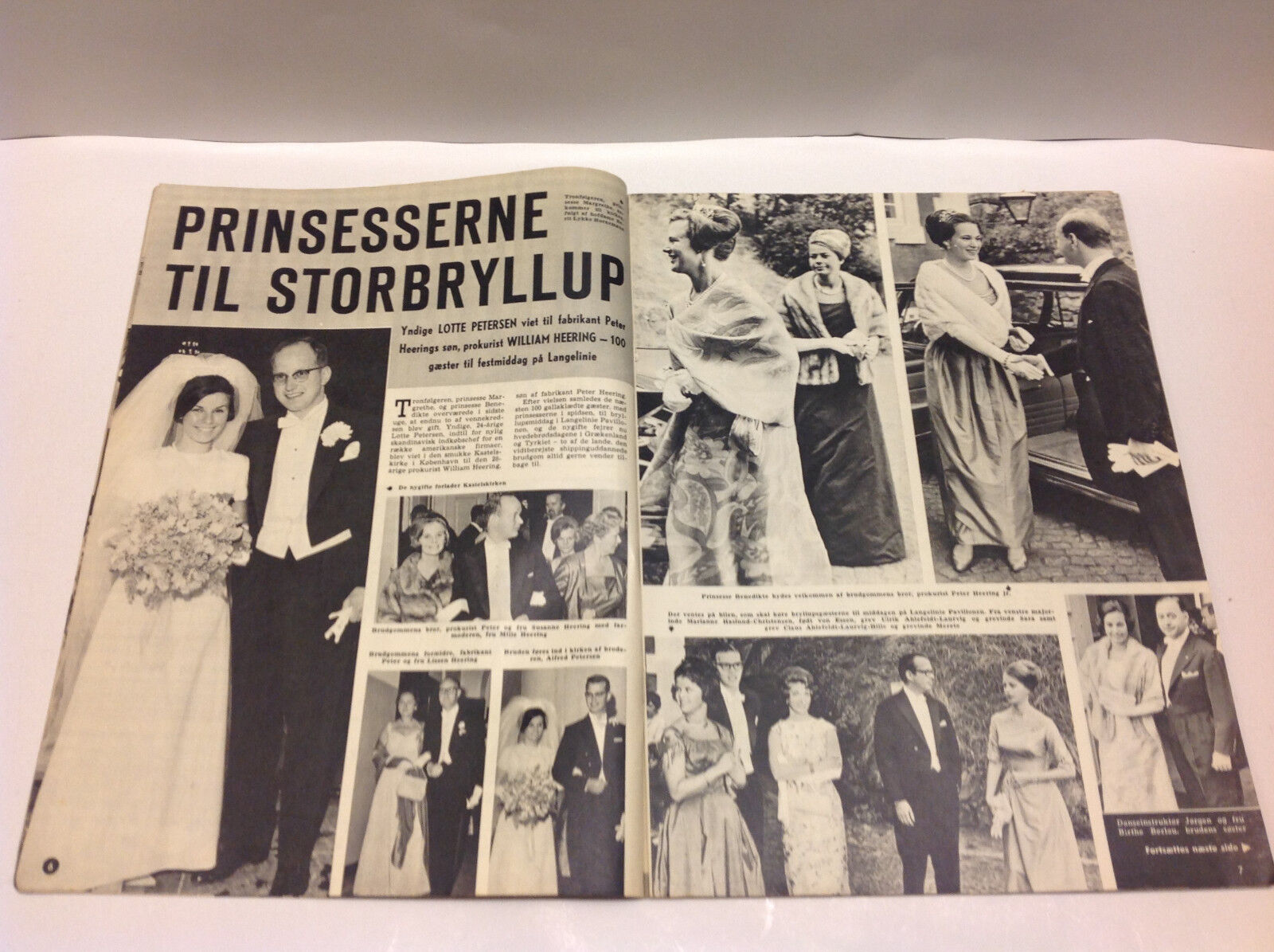 Danish Princess Future Queen Margrethe II DK Royal 1964 Vintage Danish Magazine