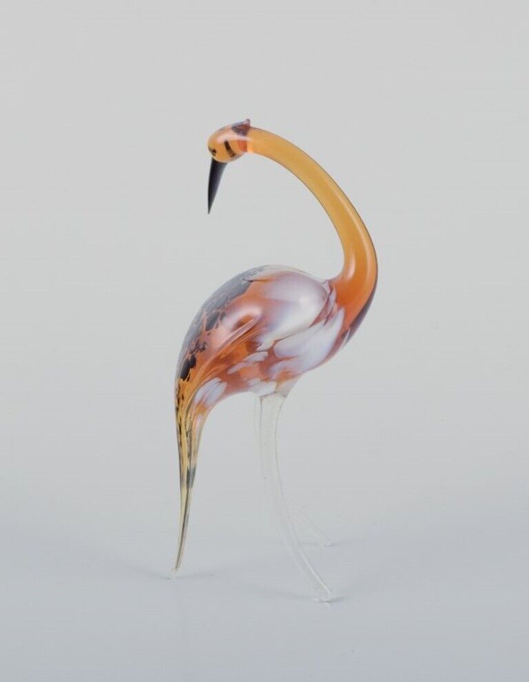 Murano Italy Collection of four miniature glass bird figurines