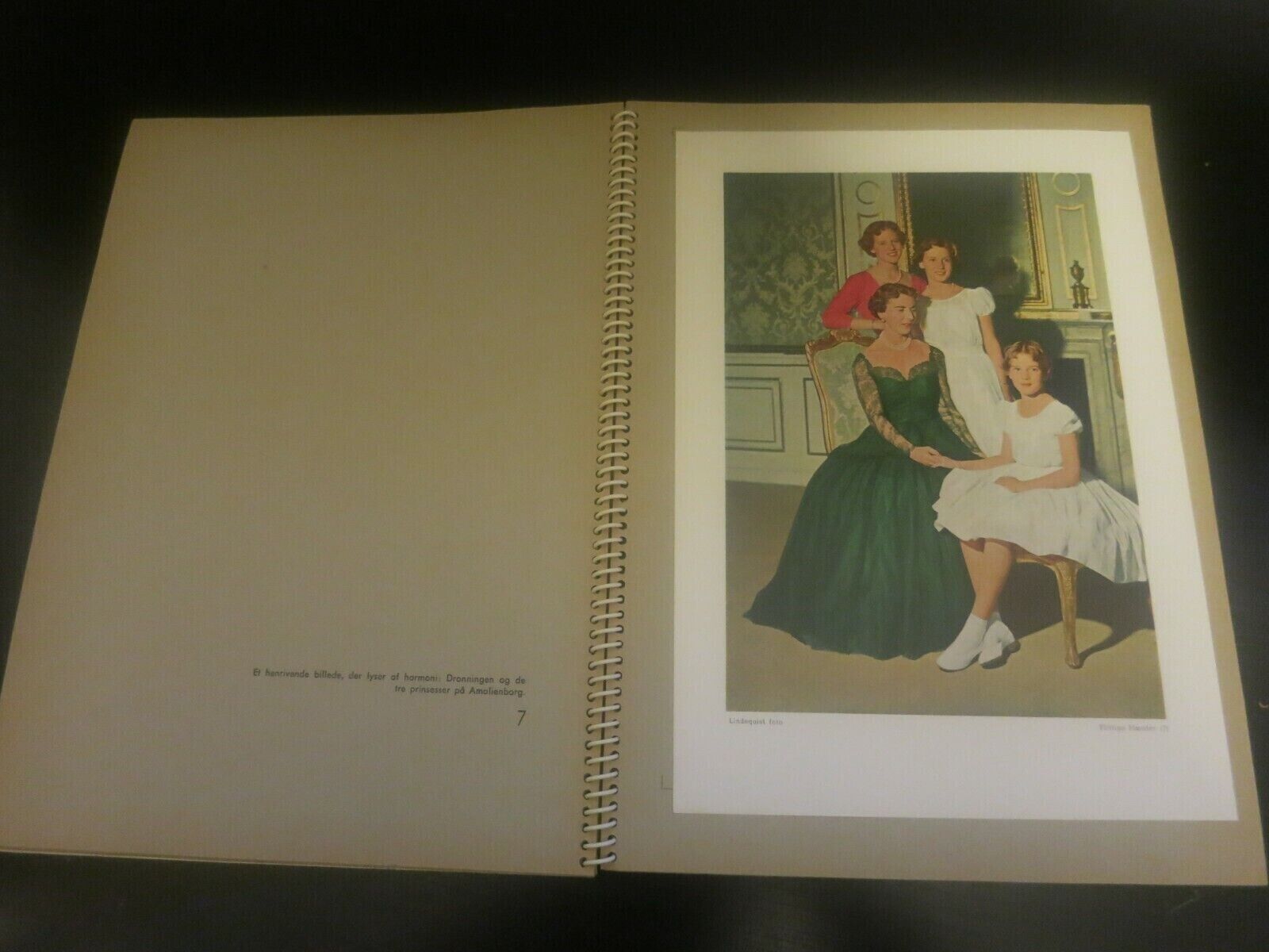 Rare Danish Book ROYAL Queen INGRID King FREDERIK Margrethe Bog90