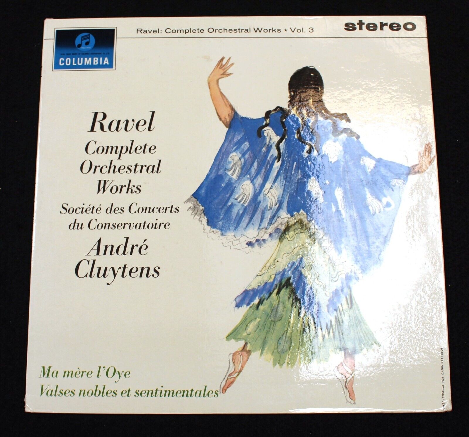 RAVEL Complete Orchestral Works UK Columbia B/S SAX 2478 LP *MINT-* Cluytens