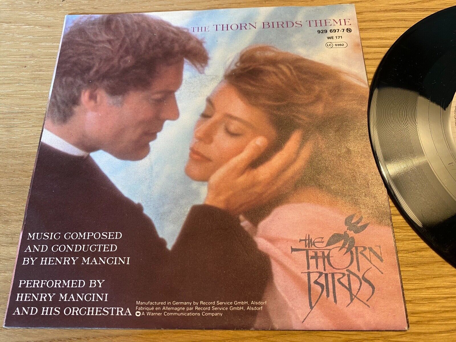 HENRY MANCINI "THE THORN BIRDS THEME" WARNER BROS W GERMAN 1983 7" VINYL SINGLE