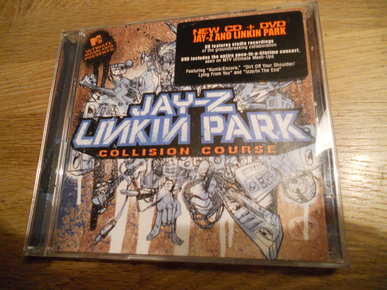 JAY-Z  LINKIN PARK COLLISION COURSE CD  DVD SET 2004 WARNER BROS RECORDS GEMA