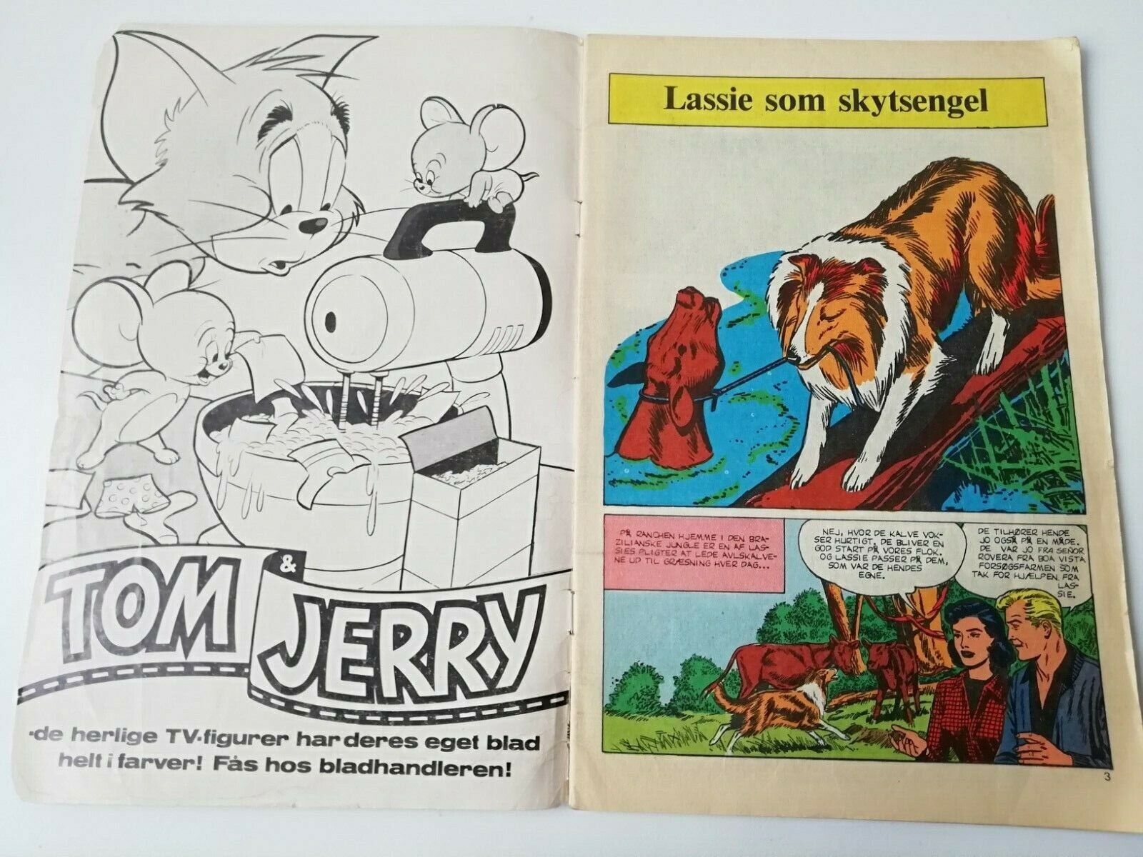 "Lassie" No 8/1980 Danish comic book