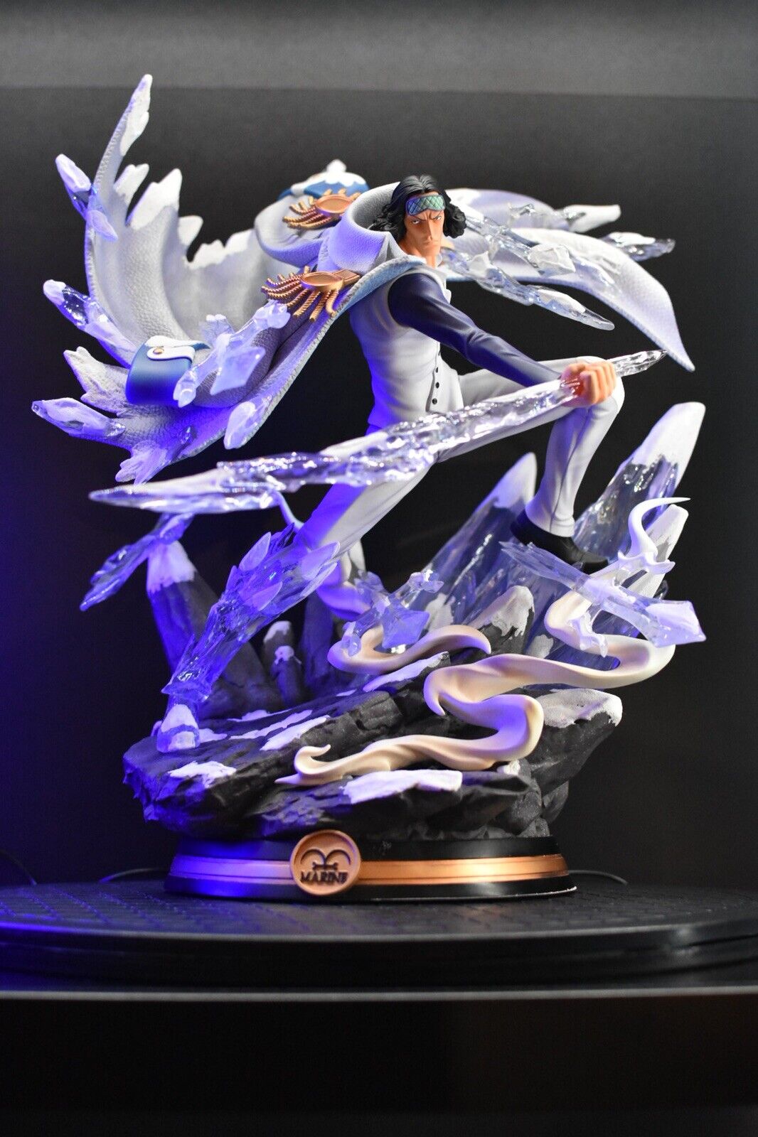 New! Anime Collectible 1/6 Aokiji Kuzan from TJ x Burning Wind Studio with LED