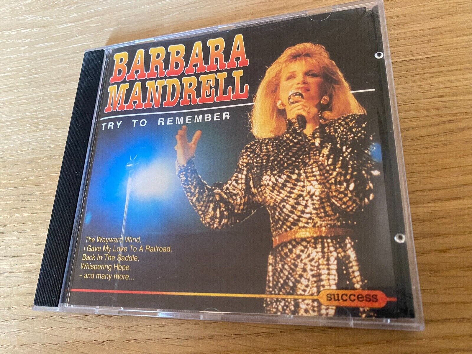 BARBARA MANDRELL "TRY TO REMEMBER" AAD CD ALBUM 12 TRACK SUCCESS RECORDS EEC*