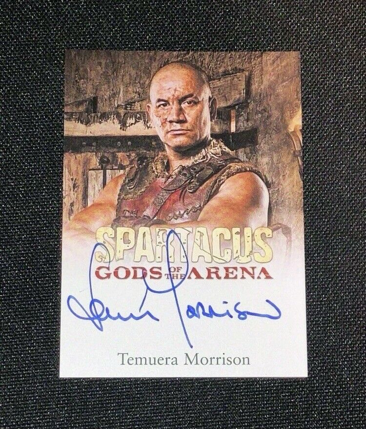 Spartacus Gods of the Arena Autograph Card Signed by Temuera Morrison as Doctore