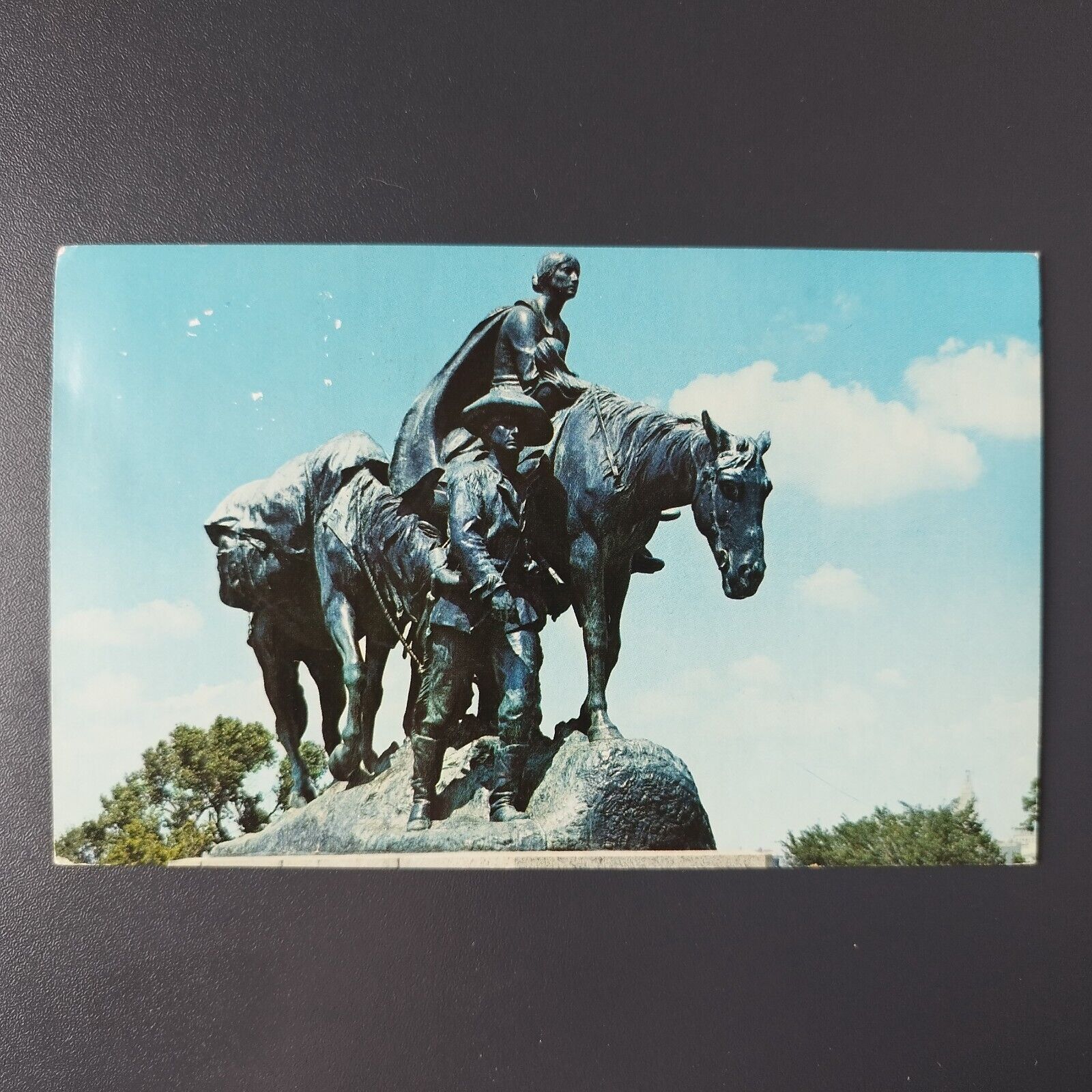 Missouri Kansas City "Pioneer Mother " statue in Penn Valley Park