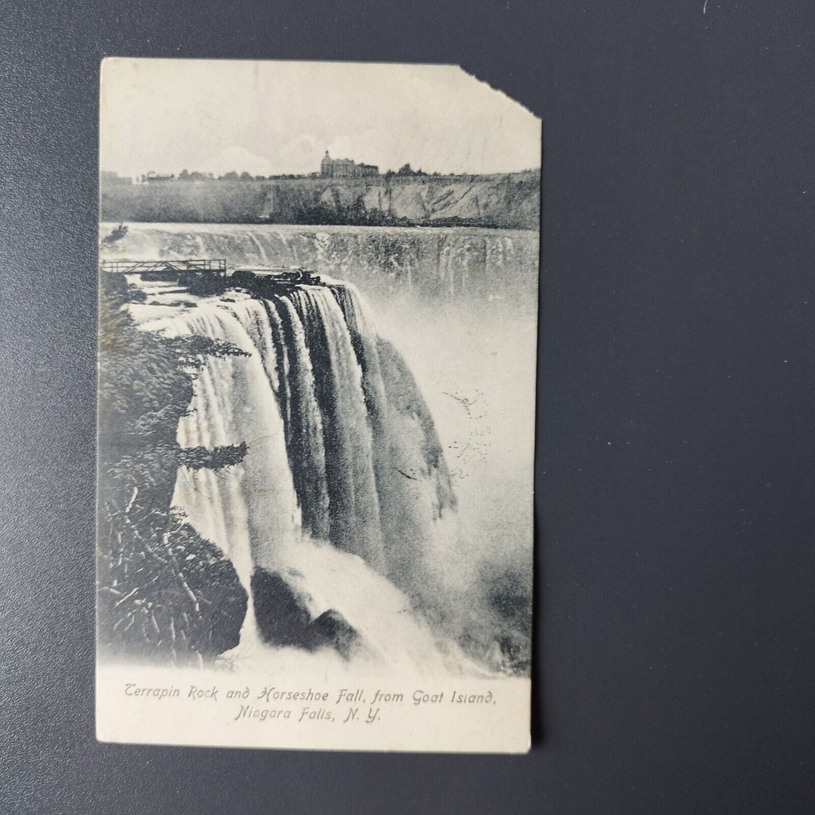 NY Niagara Falls Terrapin Rock and Horseshoe Fallfrom Goat Island1909