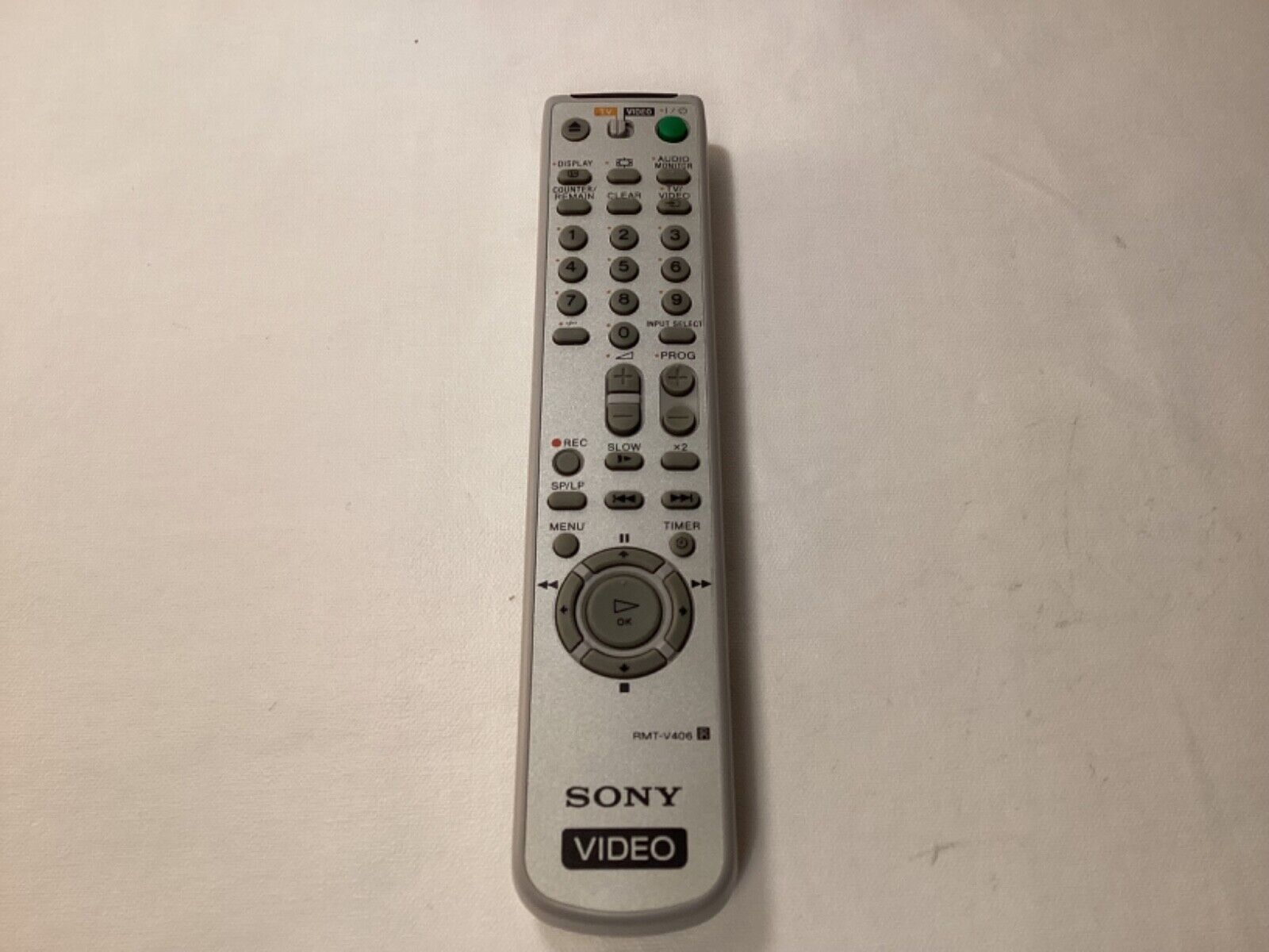 Original Sony RMT-V406 Remote Control for SLV-SE VCR Video Recorders