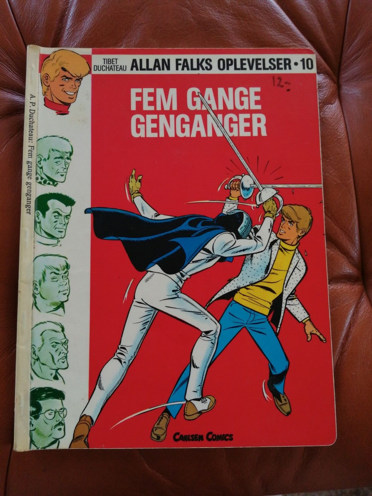 DenmarkComic bookTibet DuchateauAlan FalkFem gange genganger1989ex-library