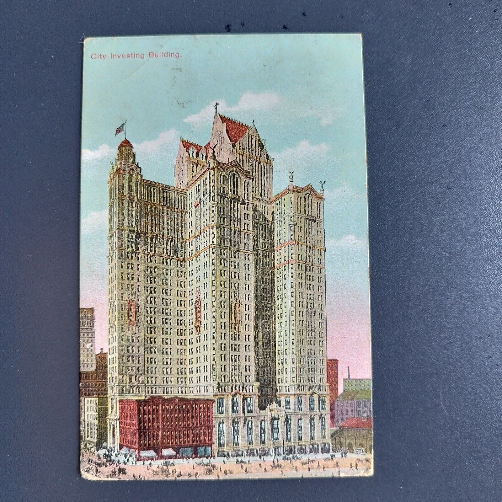 New York City  City Investing Building Posted c1915