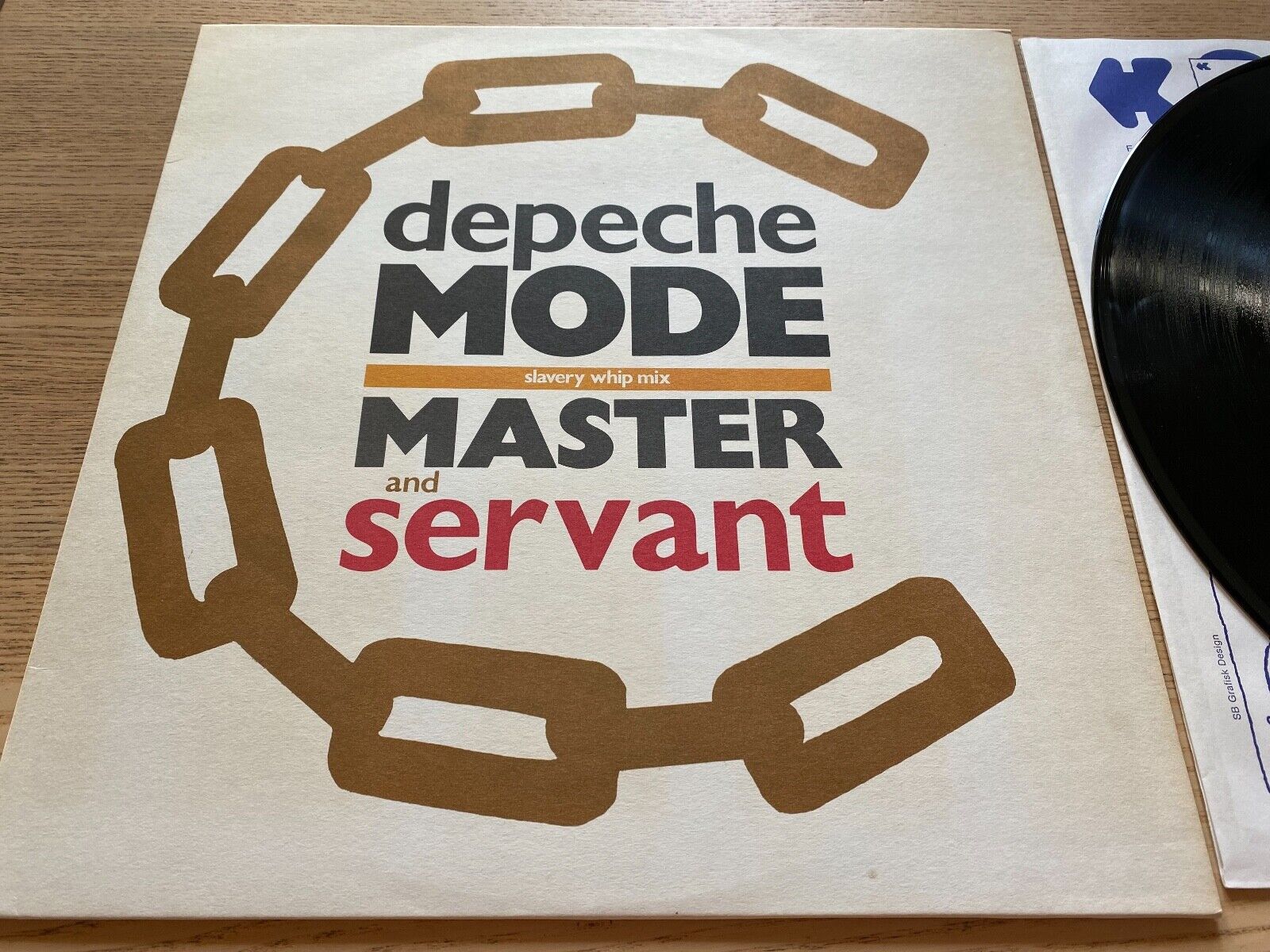 DEPECHE MODE "MASTER AND SERVANT" SLAVERY WHIP MIX 1984 NCB 12" MAXI SINGLE OOP*