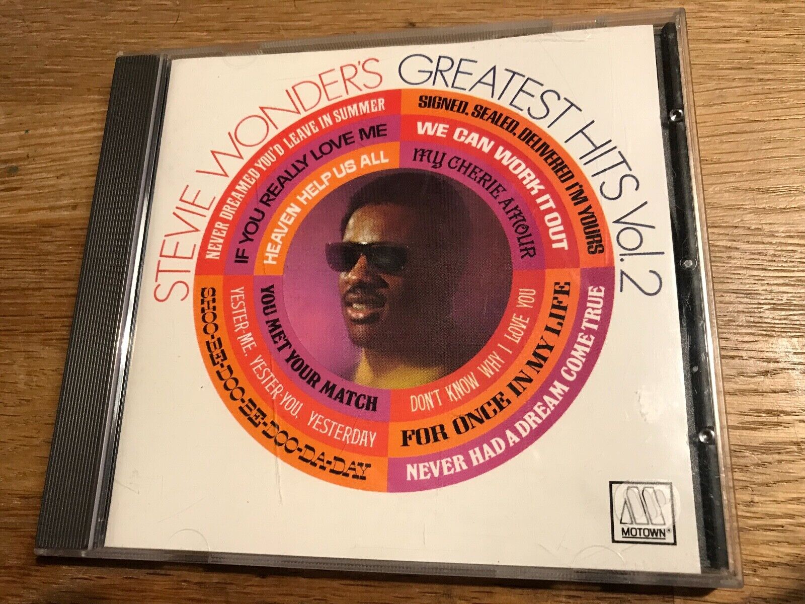 STEVIE WONDER "GREATEST HITS VOL 2" 1993 MOTOWN RECORDS 12 SONG CD ALBUM GERMAN