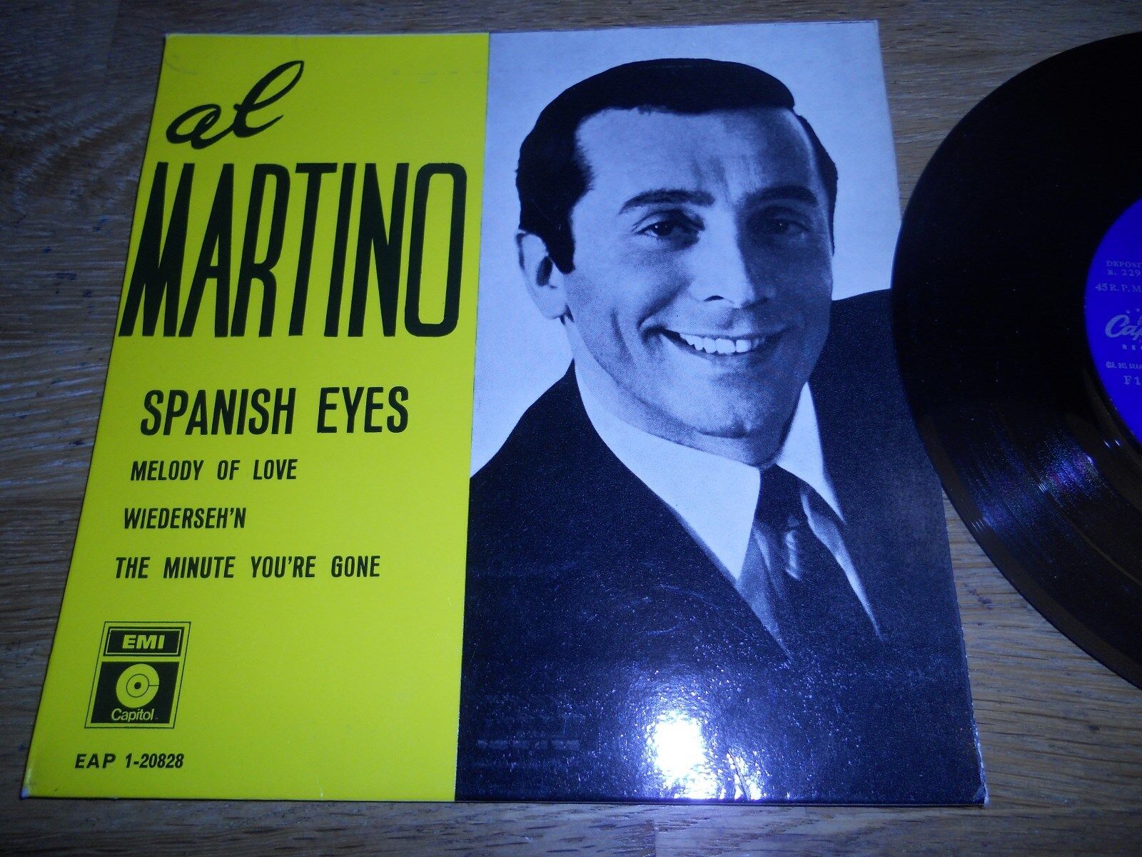 AL MARTINO "SPANISH EYES WIEDERSEH´N MELODY OF LOVETHE MINUTE YOU´RE GONE" EP