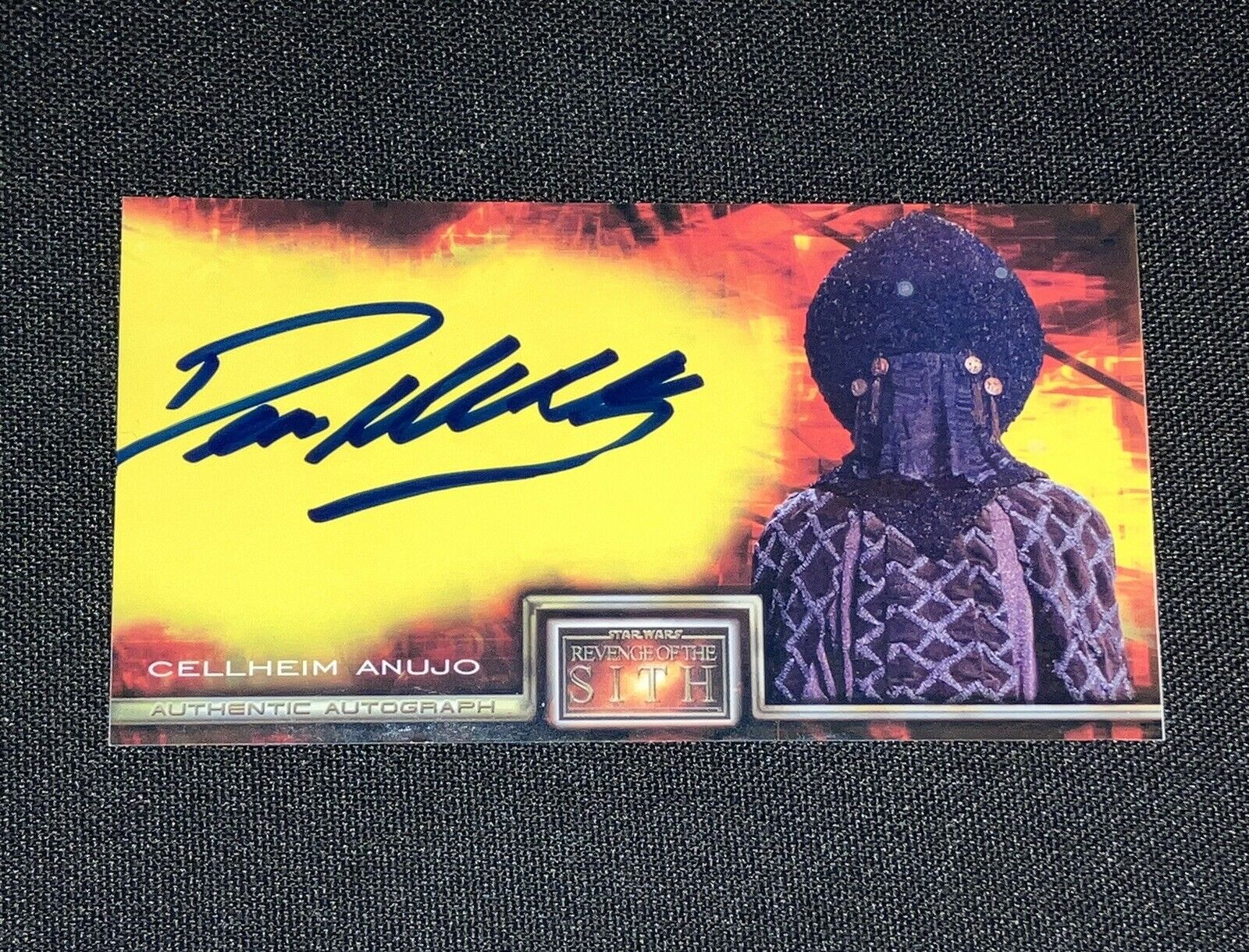 1999 Custom Card Widevision Star Wars: Signed Autograph by Dean Mitchell 💥