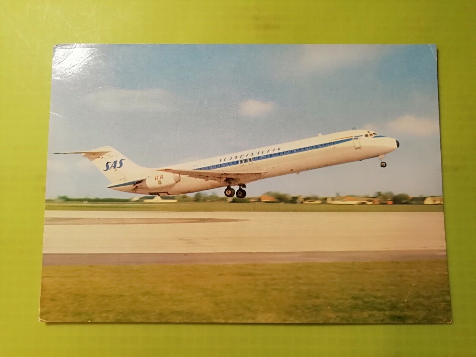 Aviation postcardScandinavian Airlines System SAS The SAS Super DC-9 Jetliner