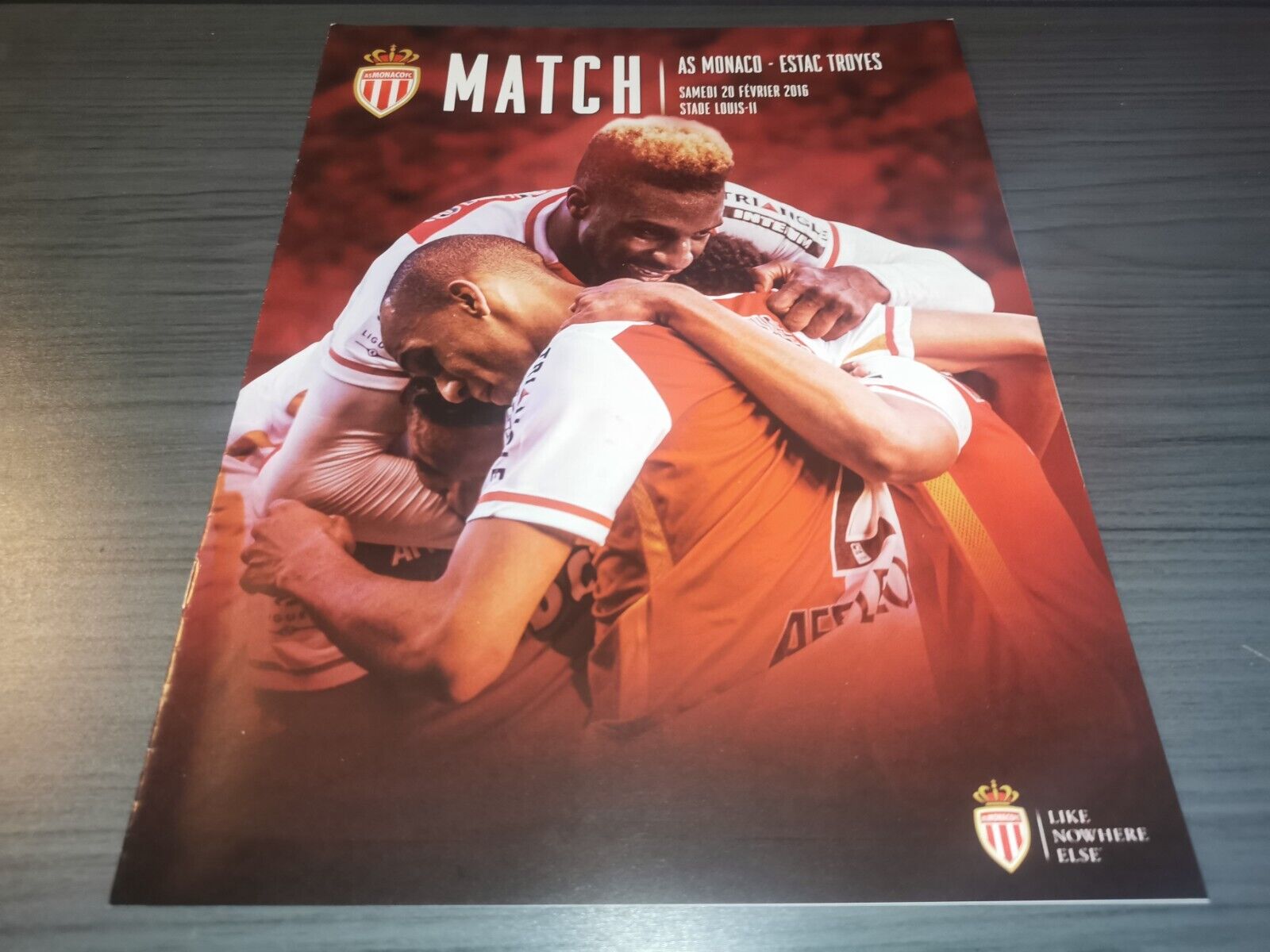 Kylian Mbappe 2016 First Ever Goal AS Monaco match program very rare