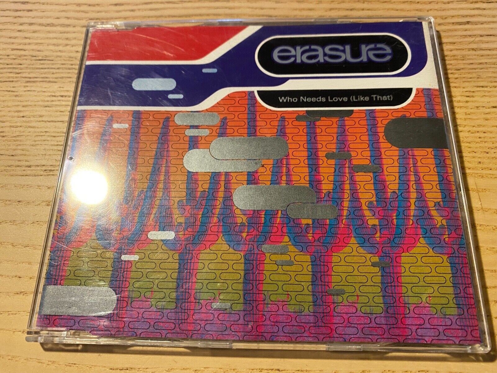 ERASURE "WHO NEEDS LOVE (LIKE THAT)" 1992 MUTE RECORDS 3 REMIX CD SINGLE SWEDEN`