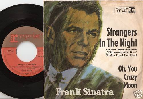 FRANK SINATRA STRANGERS IN THE NIGHT GERMAN 45+PS 1966 RAT PACK