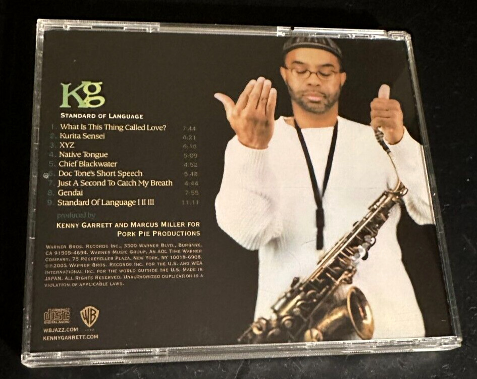 KENNY GARRETT ''STANDARD OF LANGUAGE'' - JAPAN CD - CHARNETT MOFFETT