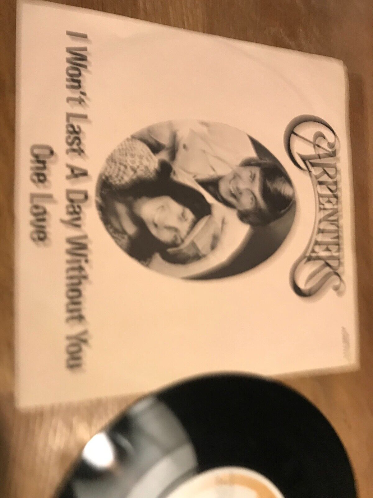 CARPENTERS "I WON´T LAST A DAY WITHOUT YOU / ONE LOVE" 1974 NCB A  M RECORDS 7"